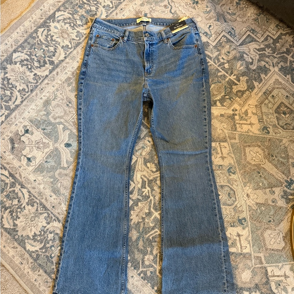 Abercrombie & Fitch Blue Boot Cut Jeans